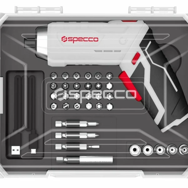 Specco Şarjlı Tornavida 3.6V-33 Parça Set SP3.6V-3011